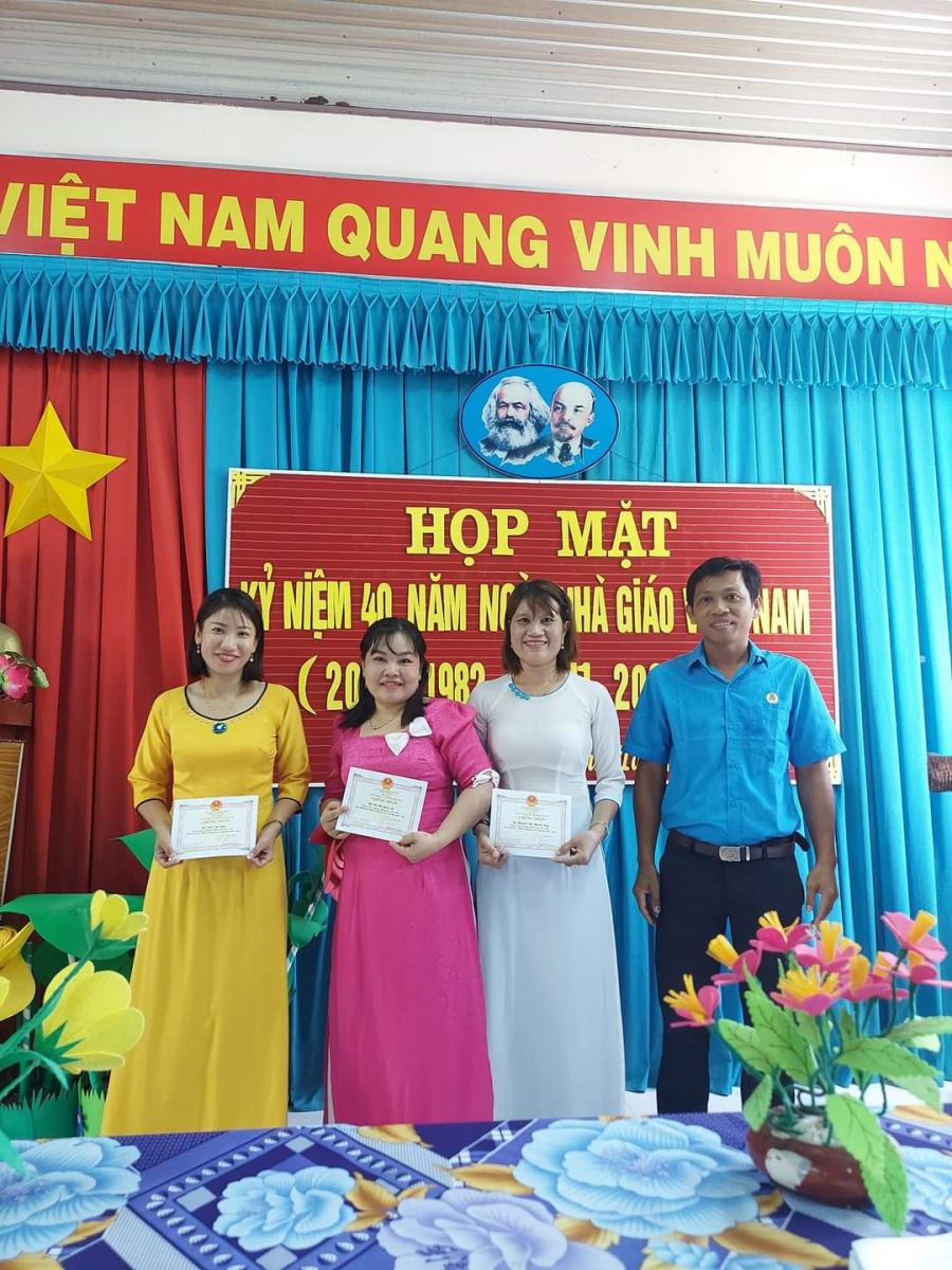 Chiến sĩ thi đua cấp cơ sở năm học 2021-2022